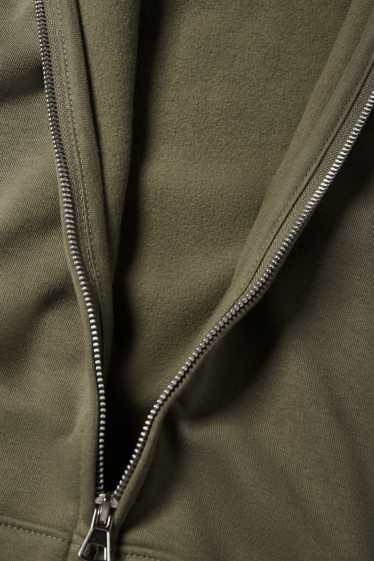 Men - Zip-through hoodie - green