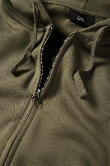 Men - Zip-through hoodie - green