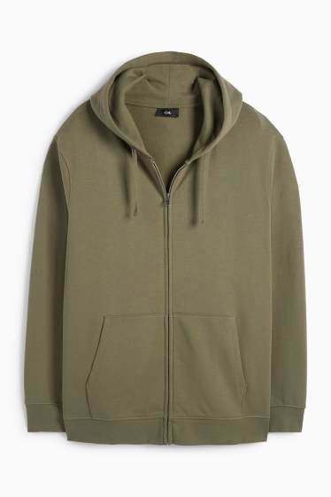 Men - Zip-through hoodie - green