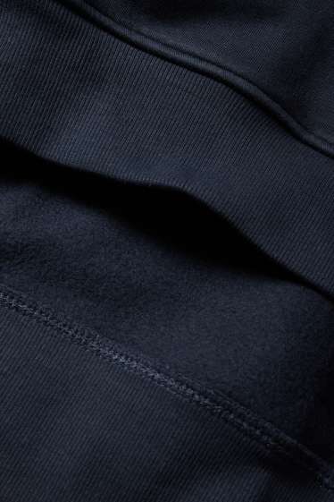 Heren - Hoodie - donkerblauw
