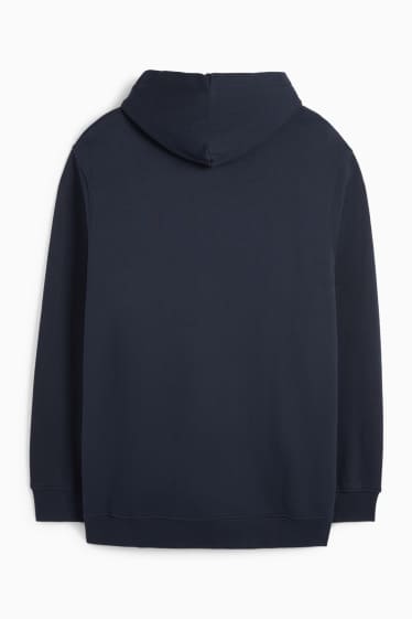 Heren - Hoodie - donkerblauw