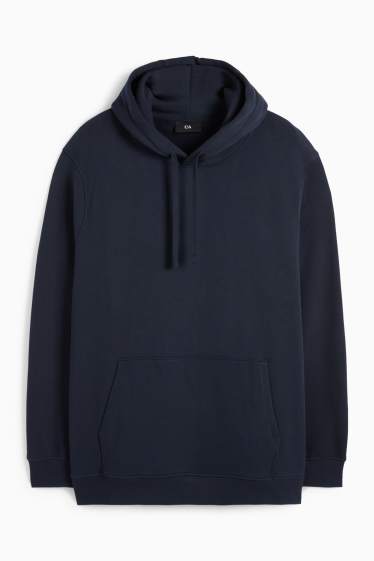 Heren - Hoodie - donkerblauw