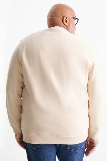 Herren - Sweatshirt - cremeweiss