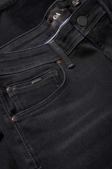 Pánské - Slim jeans - džíny - tmavošedé