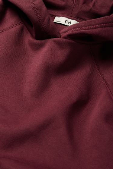 Kinder Mädchen - Hoodie - dunkelrot