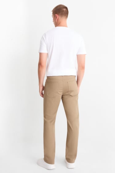 Pánské - Kalhoty - regular fit - béžová