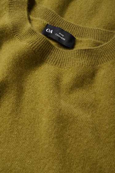 Damen - Kaschmir-Pullover - grün