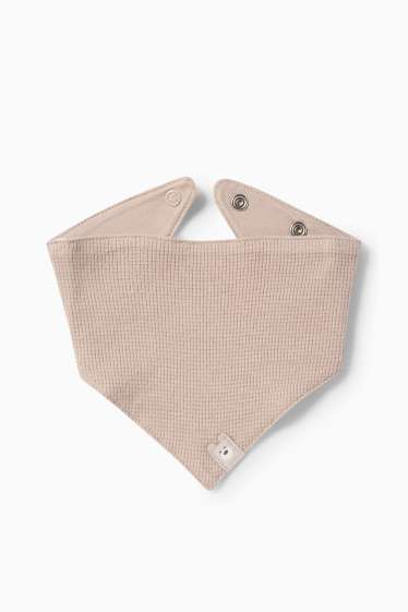 Miminka - chlapci - Motiv medvídka - outfit pro miminka - 3dílný - béžová/hnědá