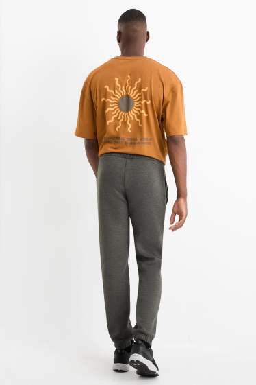 Heren - Functionele joggingbroek - donkergrijs