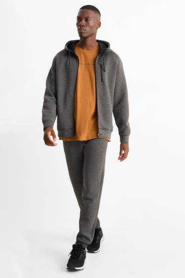 Heren - Functionele joggingbroek - donkergrijs