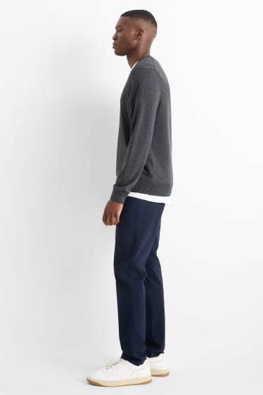 Herren - Chino - Slim Fit - dunkelblau
