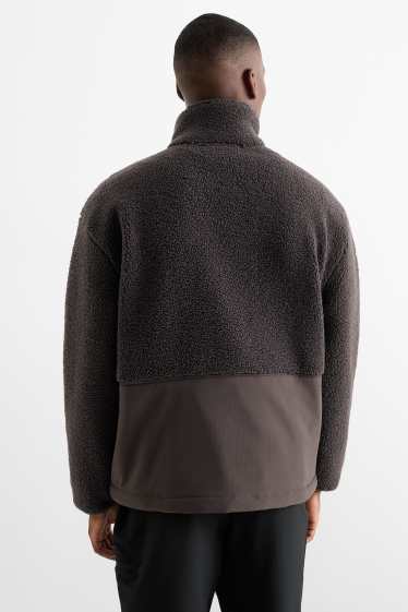 Herren - Fleecejacke - dunkelgrau