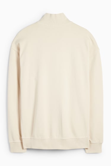 Herren - Sweatshirt - cremeweiß