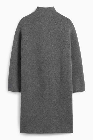 Mujer - Cárdigan largo - gris oscuro