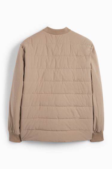 Herren - Stepp-Blouson - wasserabweisend - beige