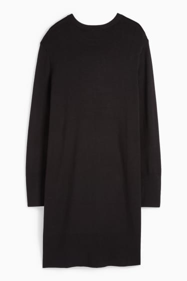 Femei - Rochie din tricot - negru