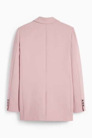 Damen - Longblazer - Relaxed Fit - rosa