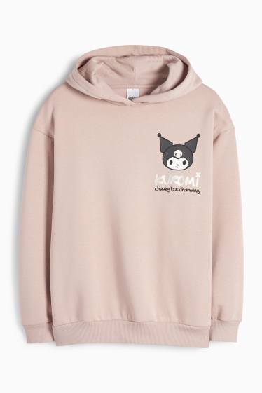 Kinder Mädchen - Kuromi - Hoodie - rosa