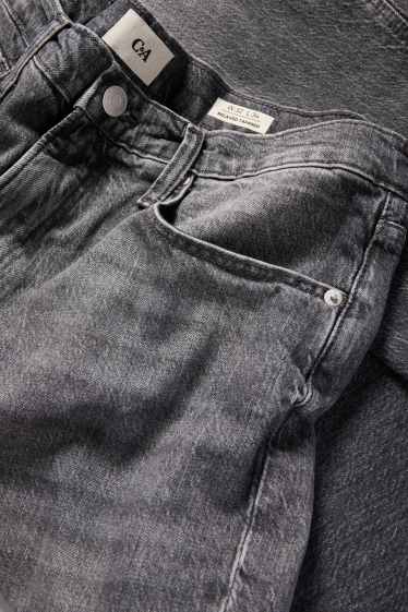 Men - Relaxed tapered jeans - LYCRA® - denim-gray