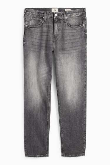 Men - Relaxed tapered jeans - LYCRA® - denim-gray