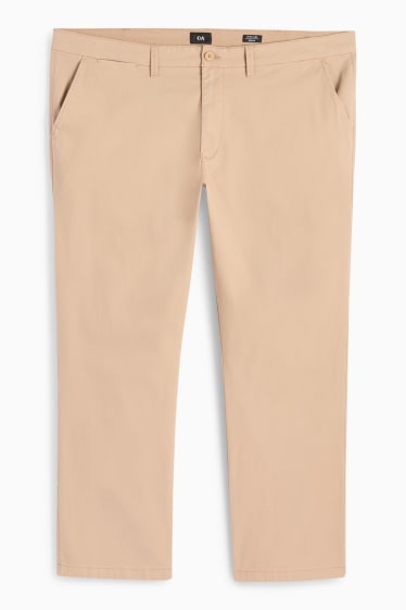 Pánské - Kalhoty chino - regular fit - taupe