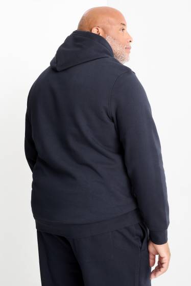 Heren - Hoodie - donkerblauw