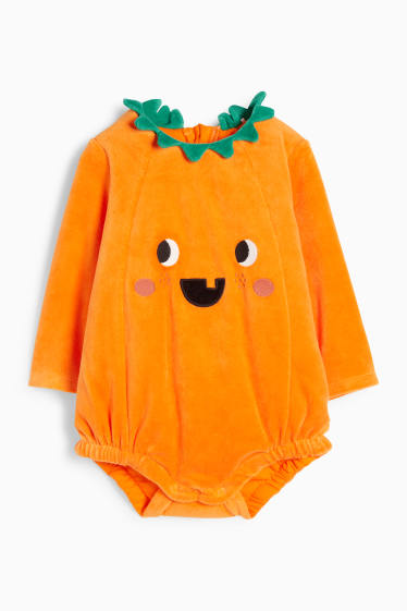 Baby Girls - Halloween - pumpkin - baby costume - 3 piece - orange