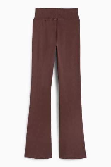 Donna - Leggings svasati - marrone scuro