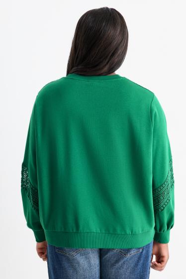 Damen - Sweatshirt - grün