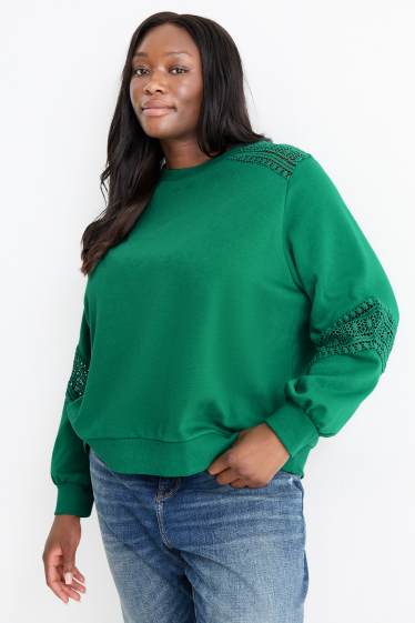 Damen - Sweatshirt - grün