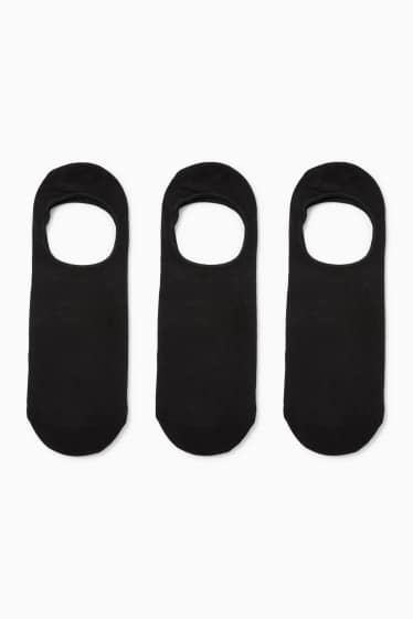 Hommes - Lot de 3 paires - chaussinettes - noir