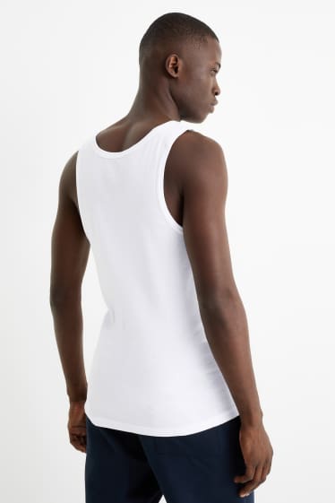 Men - Multipack of 3 - vest - skinny rib - white