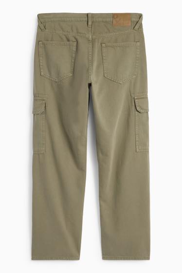Herren - Cargohose - Relaxed Fit - khaki