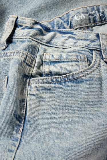 Children Girls - Skateboarder jeans - denim-light blue