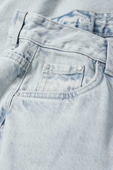 Děti - dívky - Balloon jeans - džíny - světle modré