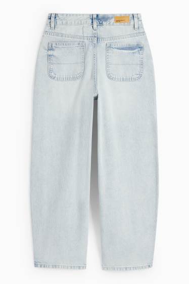 Děti - dívky - Balloon jeans - džíny - světle modré