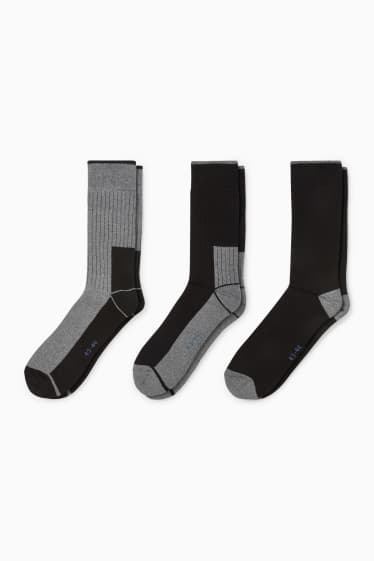 Herren - Multipack 3er - Socken - schwarz