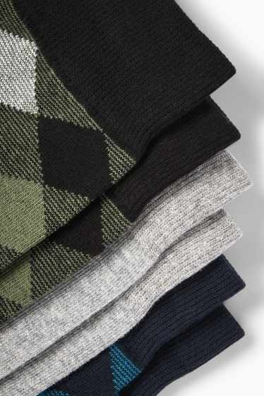 Herren - Multipack 3er - Socken - dunkelgrau