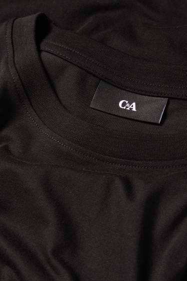 Men - Long sleeve top - black