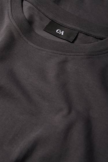 Men - Long sleeve top - dark gray