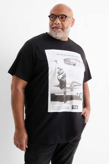 Herren - T-Shirt - Regular Fit - Fender - schwarz
