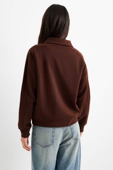 Women - Sweatshirt - dark brown