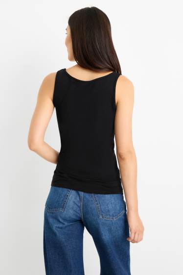 Dames - Set van 2 - top - zwart