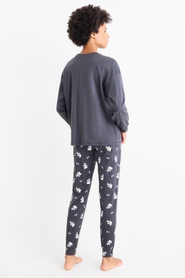 Damen - Pyjama - Peanuts - dunkelblau