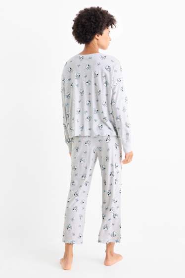 Dona - Pijama - Peanuts - gris clar jaspiat