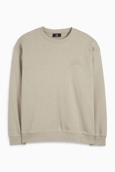 Heren - Sweatshirt - licht beige