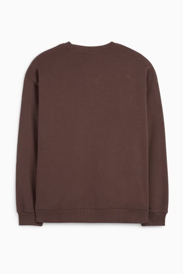 Heren - Sweatshirt - donkerbruin