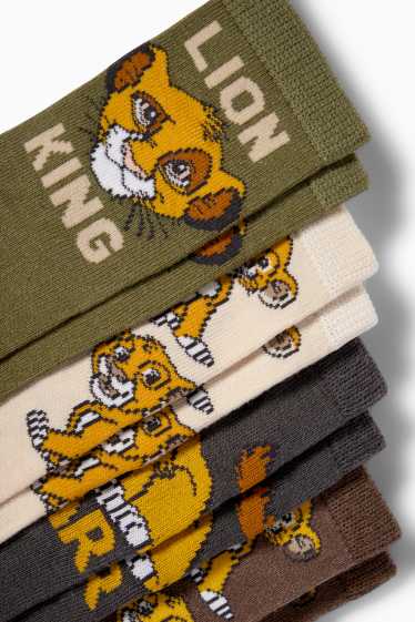 Baby Jungen - Multipack 4er - Der König der Löwen - Baby-Socken mit Motiv - grün