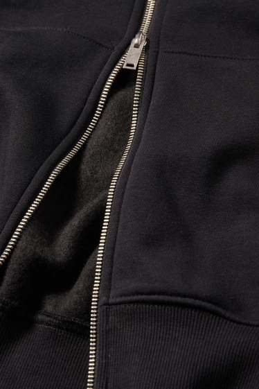 Women - Zip-through hoodie - black