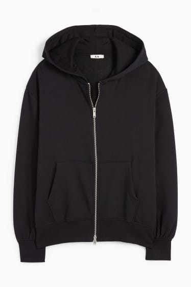 Women - Zip-through hoodie - black